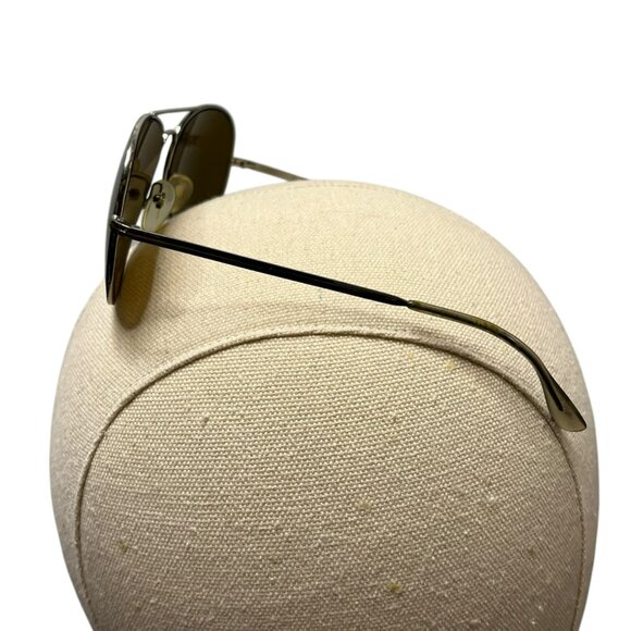 Vintage‎ Vaurnet Pouilloux Sunglasses FRAME ONLY Unisex Pilot Gold Metal - Picture 2 of 9